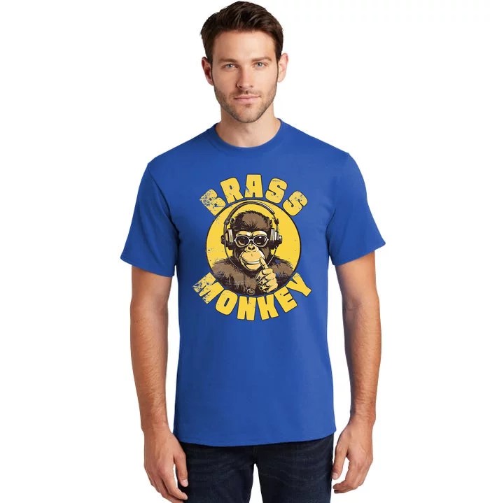 Brass Monkey Funny Cool Music Tall T-Shirt