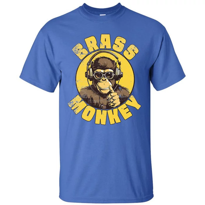 Brass Monkey Funny Cool Music Tall T-Shirt