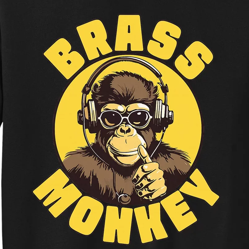 Brass Monkey Funny Cool Music Sweatshirt