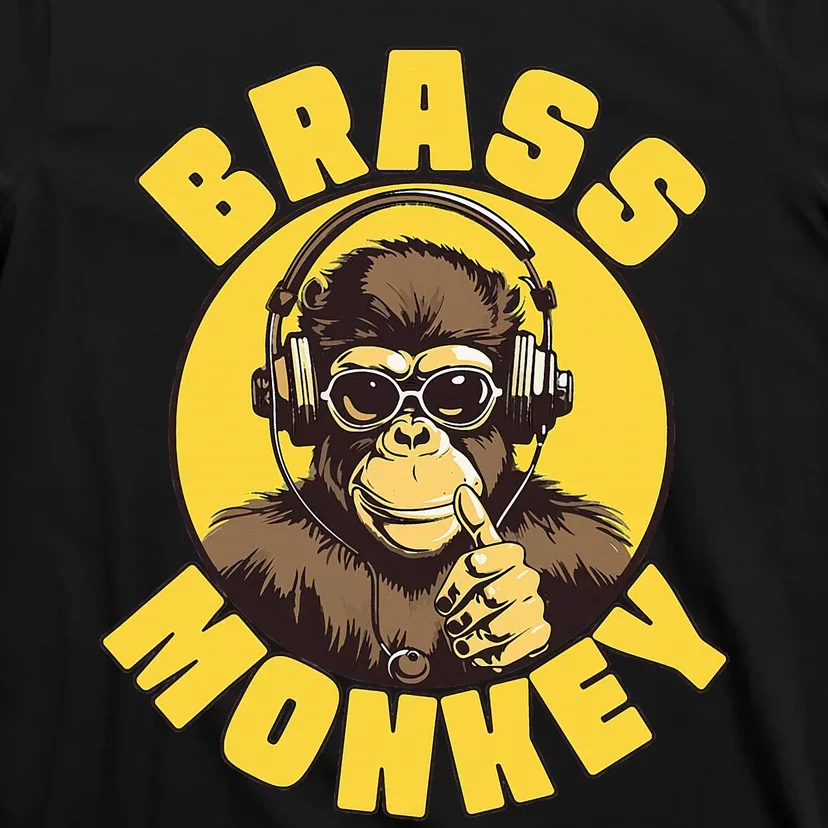 Brass Monkey Funny Cool Music T-Shirt