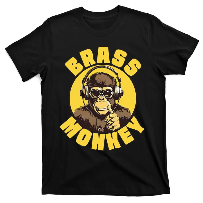 Brass Monkey Funny Cool Music T-Shirt