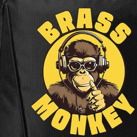 Brass Monkey Funny Cool Music City Backpack