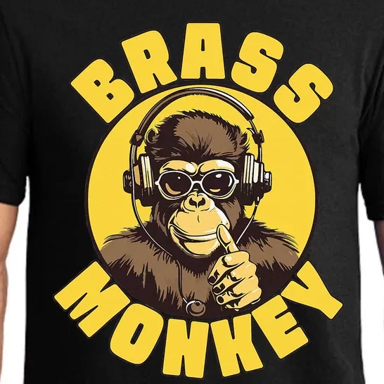 Brass Monkey Funny Cool Music Pajama Set