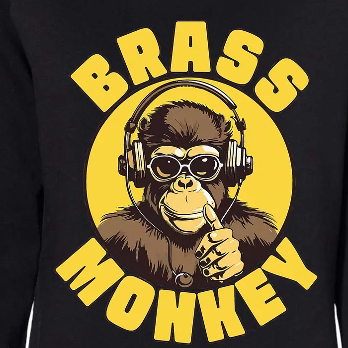 Brass Monkey Funny Cool Music Womens California Wash Sweatshirt