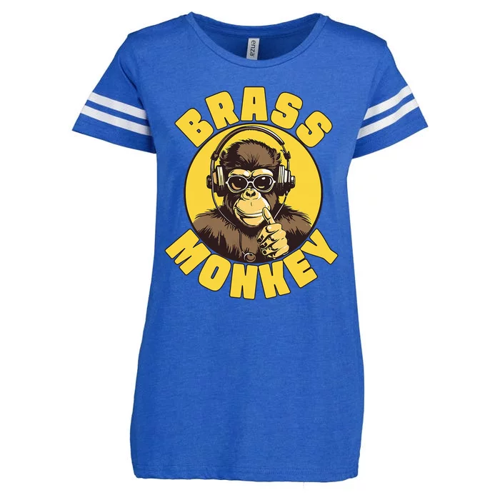 Brass Monkey Funny Cool Music Enza Ladies Jersey Football T-Shirt