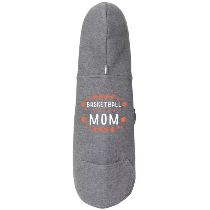 Basketball Mom Fan Best Mama Ever Hooper Gift Doggie 3-End Fleece Hoodie