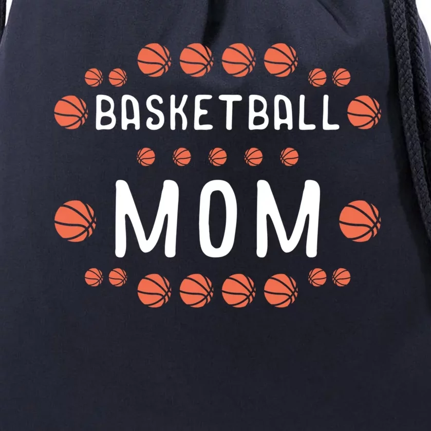 Basketball Mom Fan Best Mama Ever Hooper Gift Drawstring Bag