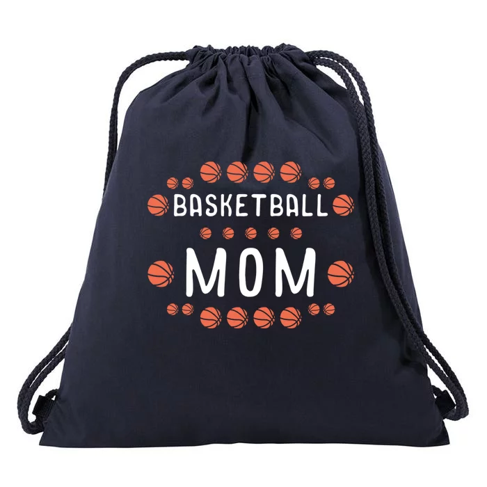 Basketball Mom Fan Best Mama Ever Hooper Gift Drawstring Bag