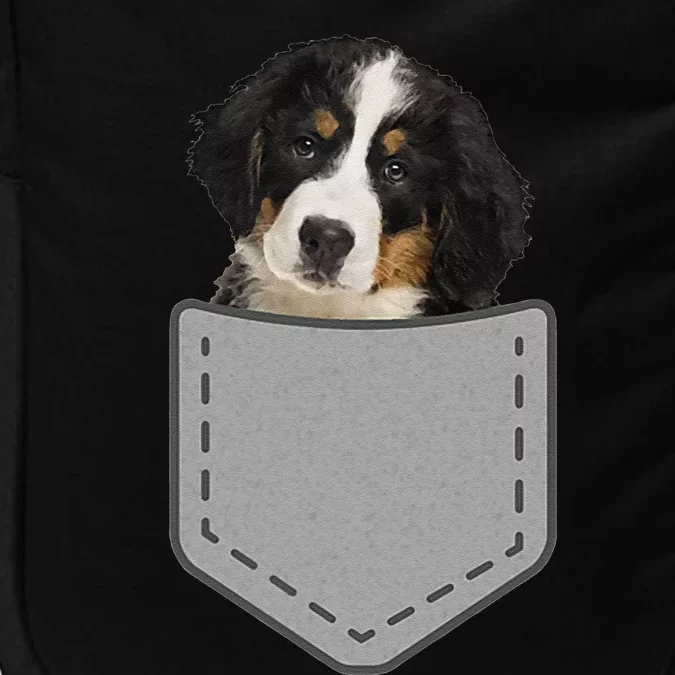 Bernese Mountain Funny Dog In Your Pocket Impact Tech Backpack