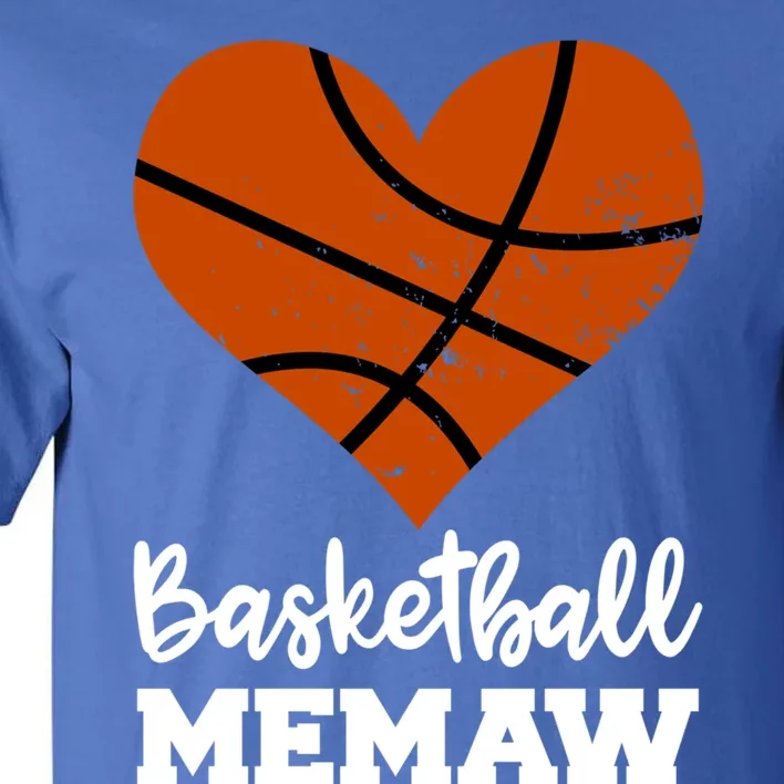 Basketball Memaw Funny Basketball Player Memaw Gift Tall T-Shirt