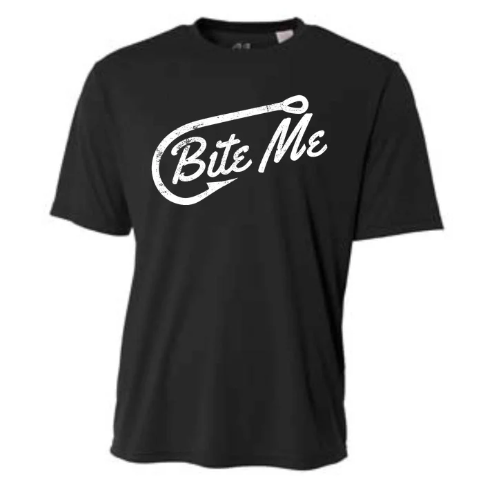 Bite Me Fishing Gift 21045 Cooling Performance Crew T-Shirt