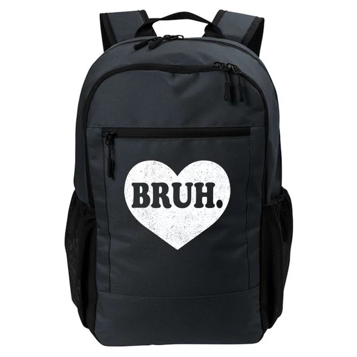 Bruh Meme Funny Saying Funny Retro Valentine Daily Commute Backpack