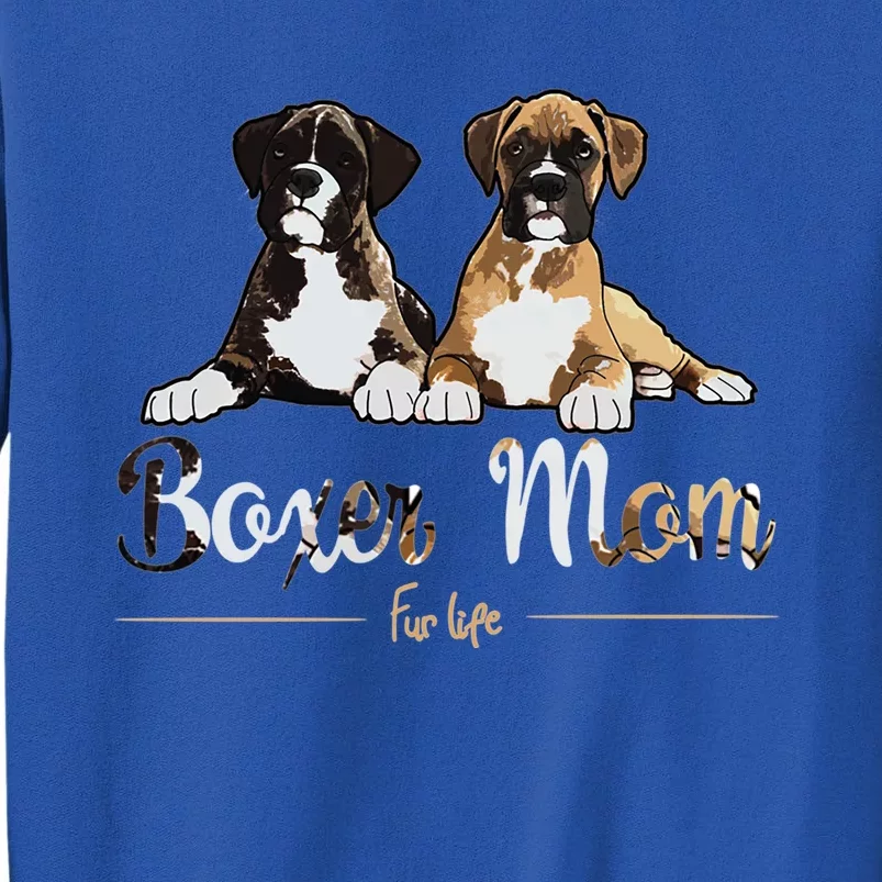 Boxer Mom Fur Life Dog Gifts Sweatshirt