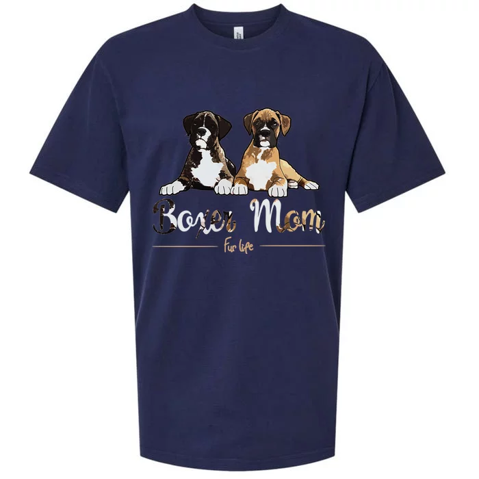 Boxer Mom Fur Life Dog Gifts Sueded Cloud Jersey T-Shirt