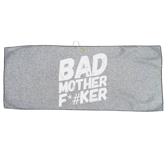 Bad Mother Fker Large Microfiber Waffle Golf Towel