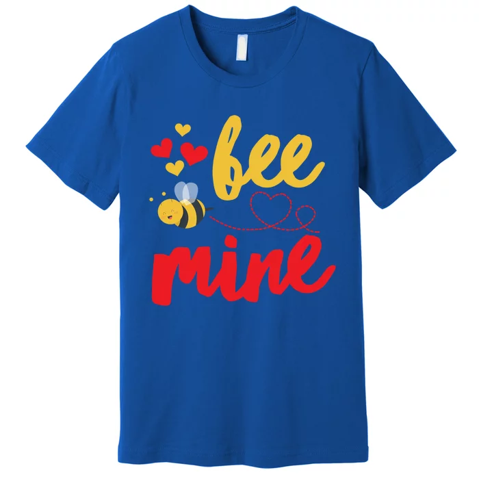 Bee Mine Funny Gift Bees Cute Valentines Day Gift Premium T-Shirt