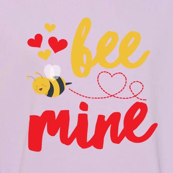 Bee Mine Funny Gift Bees Cute Valentines Day Gift Garment-Dyed Sweatshirt