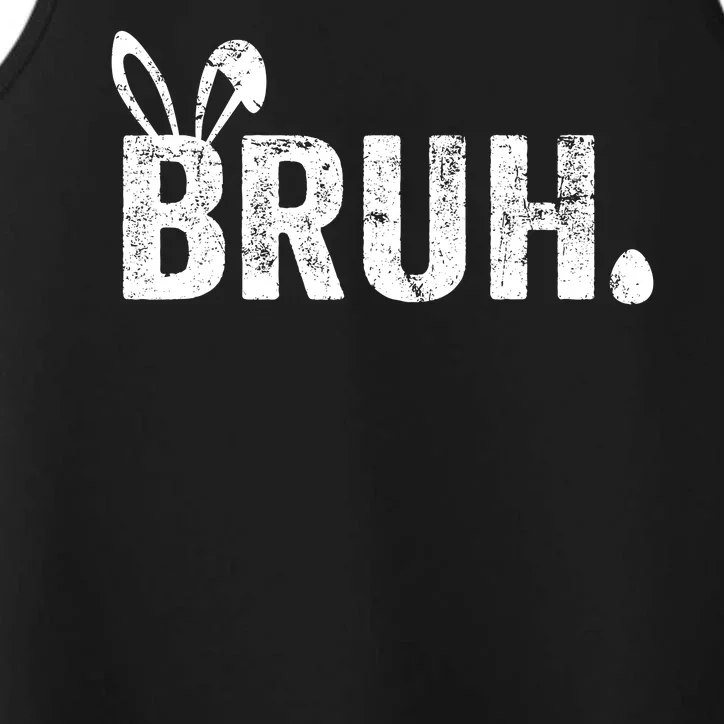 Bruh Meme Funny Saying Bro Greeting Easter Day Performance Tank