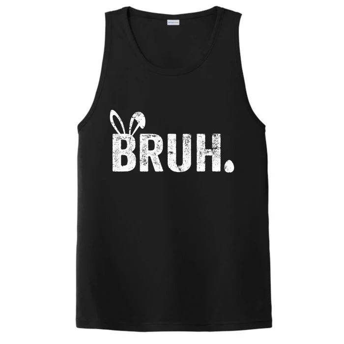 Bruh Meme Funny Saying Bro Greeting Easter Day Performance Tank