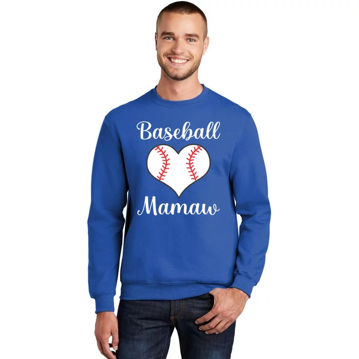 Baseball Mamaw Funny Gift Tall Sweatshirt