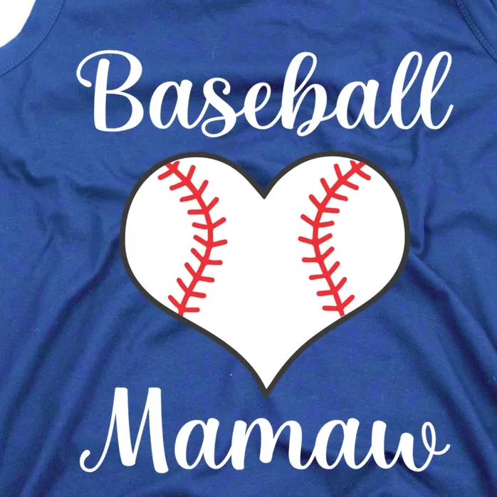 Baseball Mamaw Funny Gift Tank Top