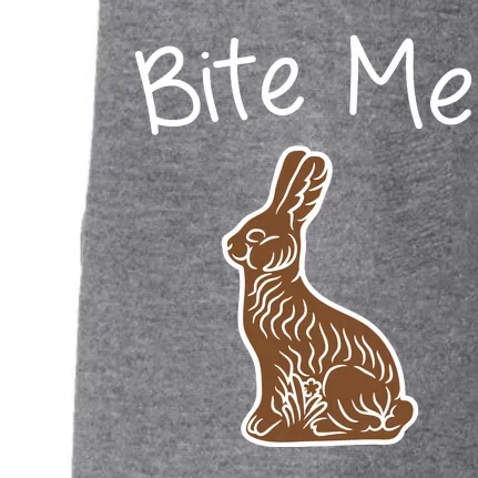 Bite Me Funny Chocolate Easter Bunny Doggie 3-End Fleece Hoodie