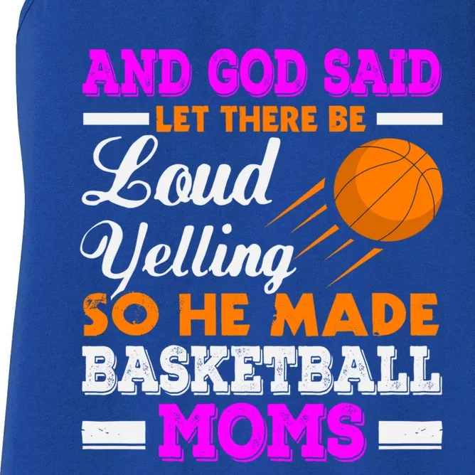 Basketball Mom Funny Basketball Moms Mother Cool Gift Women's Racerback Tank