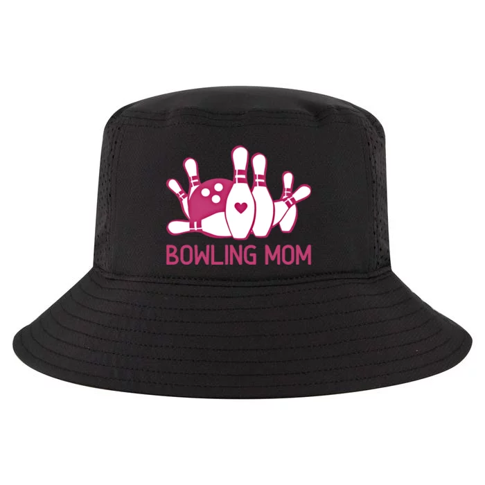 Bowling Mom Funny Gift For Bowlers Pink Bowling Ball Gift Bowl Gift Cool Comfort Performance Bucket Hat