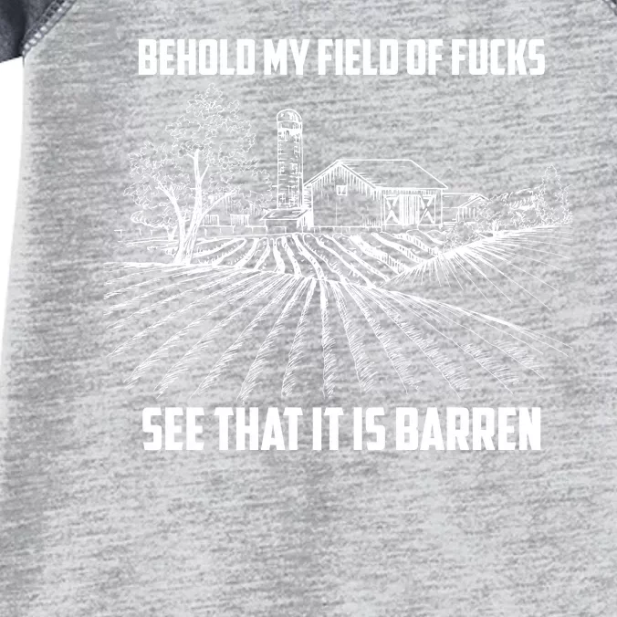 Behold My Field Of Fucks See That It Is Barren Infant Baby Jersey Bodysuit