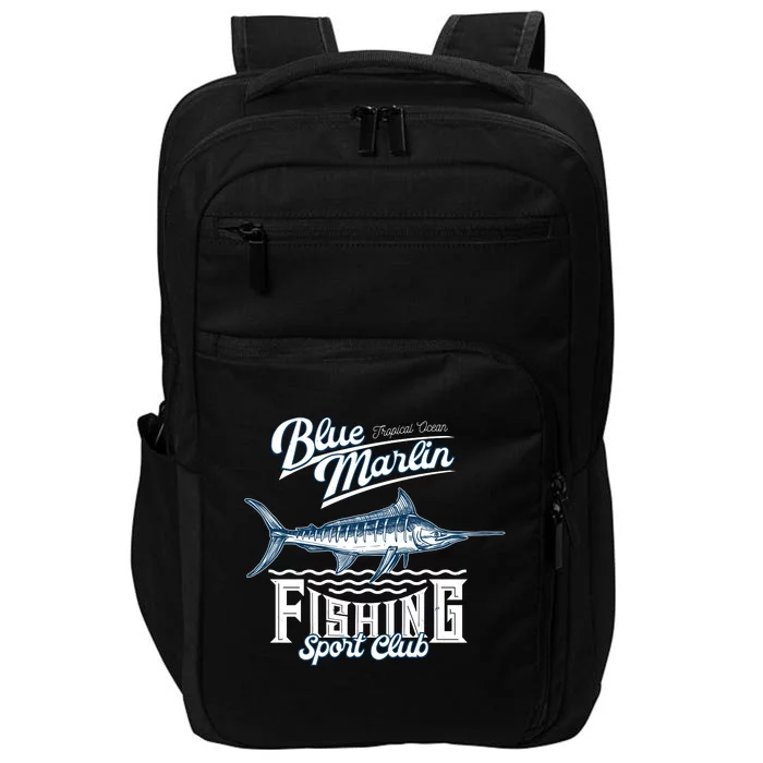 Blue Marlin Fishing And Sports Club Impact Tech Backpack