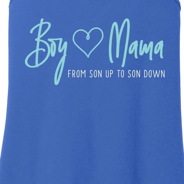 Boy Mama From Son Up To Son Down Cute Gift Mother Mom Gift Ladies Essential Tank