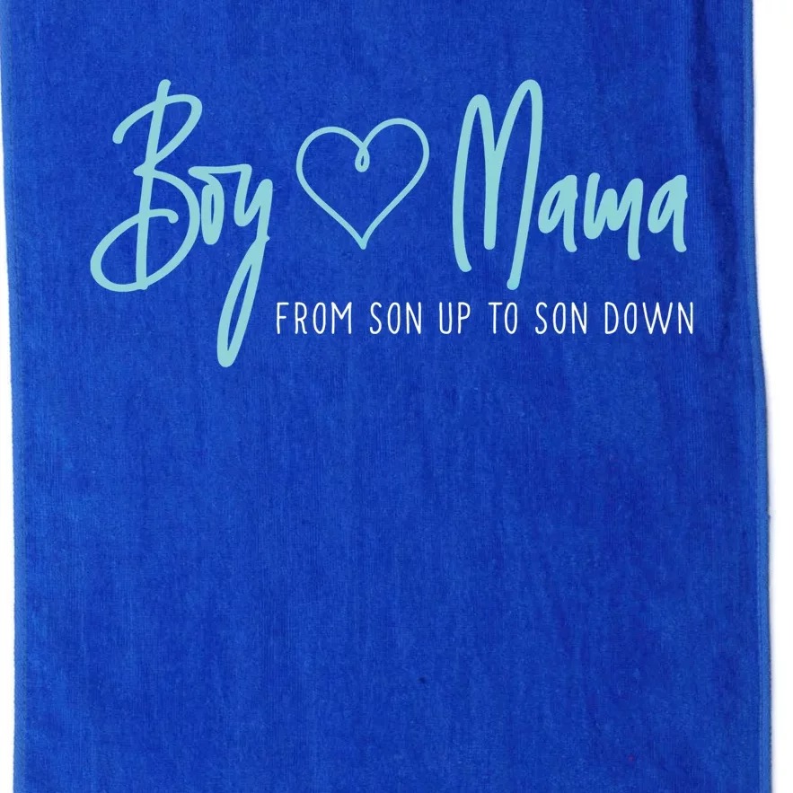 Boy Mama From Son Up To Son Down Cute Gift Mother Mom Gift Platinum Collection Golf Towel