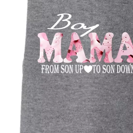 Boy Mama From Son Up To Son Down Funny Mother's Day Fun Mom Cute Gift Doggie 3-End Fleece Hoodie