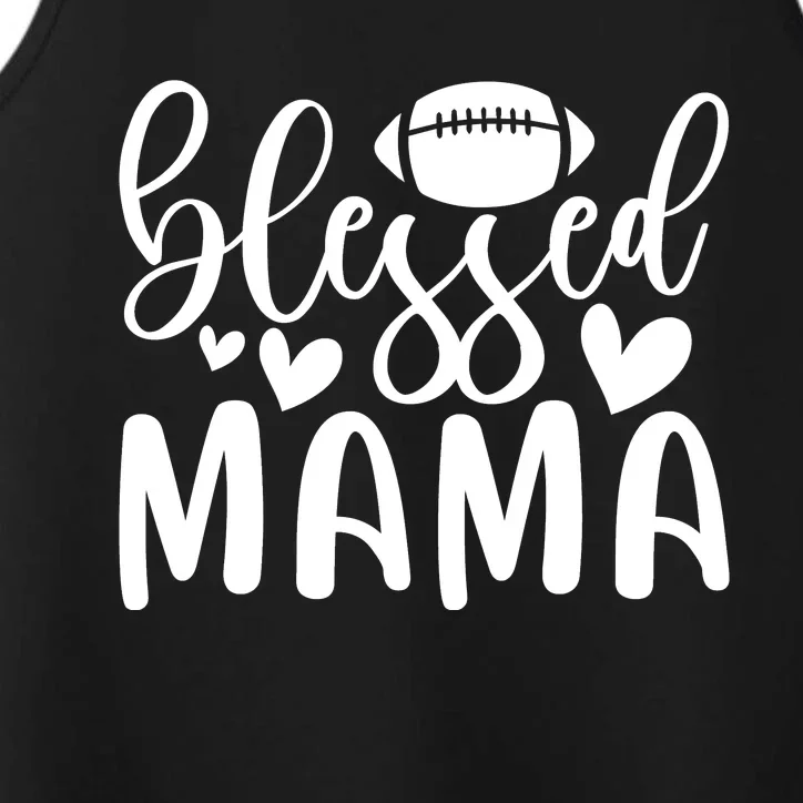 Blessed Mama Funny Mother's Day T Performance Tank