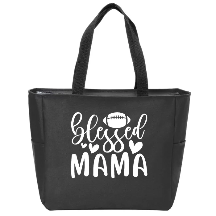 Blessed Mama Funny Mother's Day T Zip Tote Bag