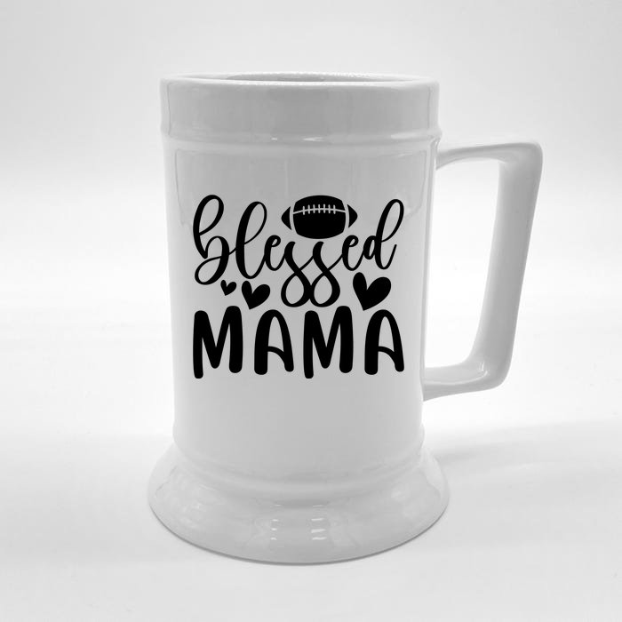 Blessed Mama Funny Mother's Day T Front & Back Beer Stein