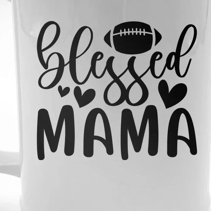 Blessed Mama Funny Mother's Day T Front & Back Beer Stein