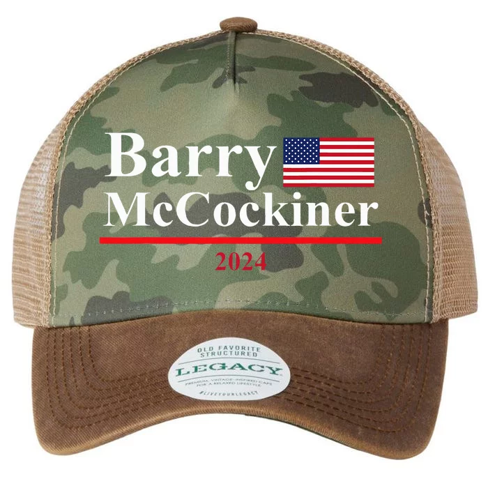 Barry Mccockiner Funny Presidential Election 2024 Parody Legacy Tie Dye Trucker Hat