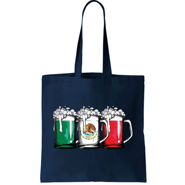 Beer Mexican Flag T Cinco De Mayo Mexico Gifts Tote Bag