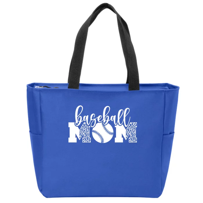 Baseball Mom Funny Baseball Zip Tote Bag