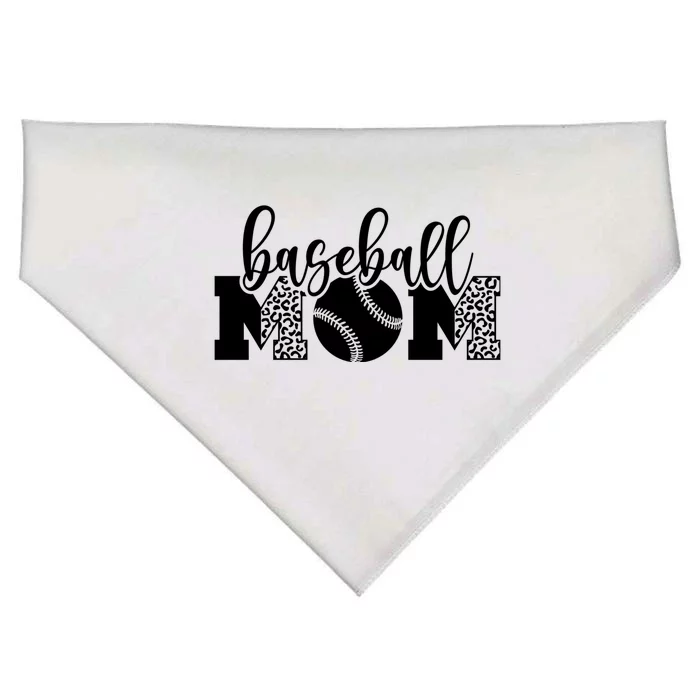 Baseball Mom Funny Baseball USA-Made Doggie Bandana