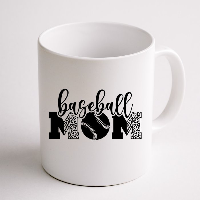 Baseball Mom Funny Baseball Front & Back Coffee Mug