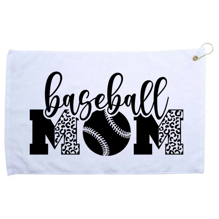 Baseball Mom Funny Baseball Grommeted Golf Towel