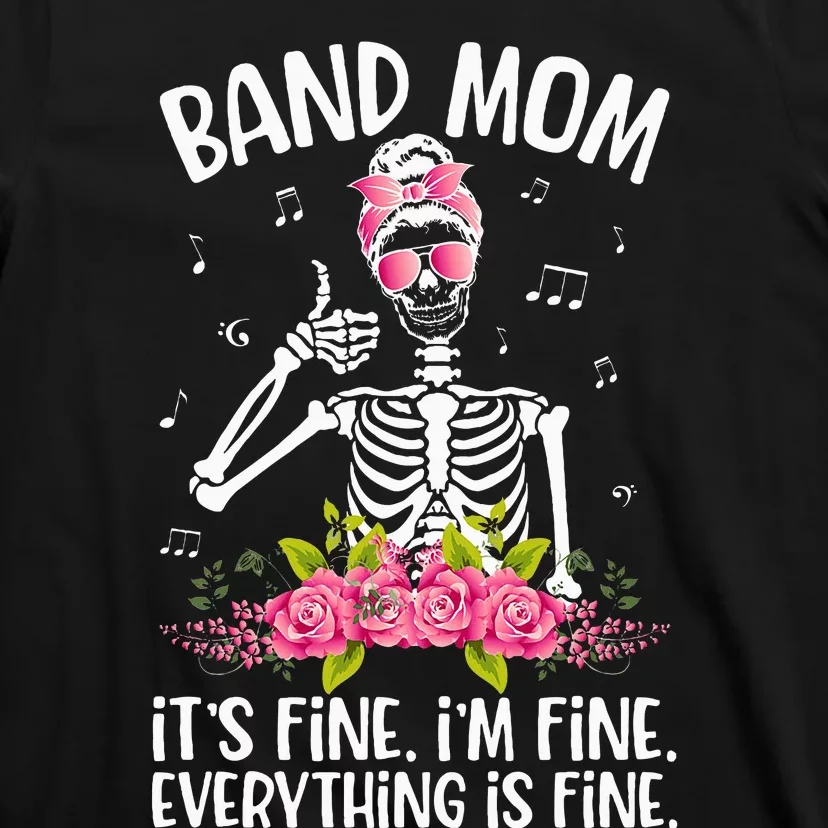 Band Mom Funny Marching Band Mom Marching Band Mama T-Shirt