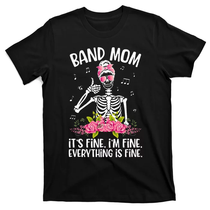 Band Mom Funny Marching Band Mom Marching Band Mama T-Shirt