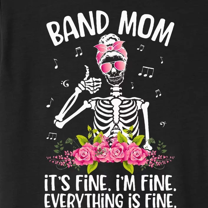 Band Mom Funny Marching Band Mom Marching Band Mama ChromaSoft Performance T-Shirt