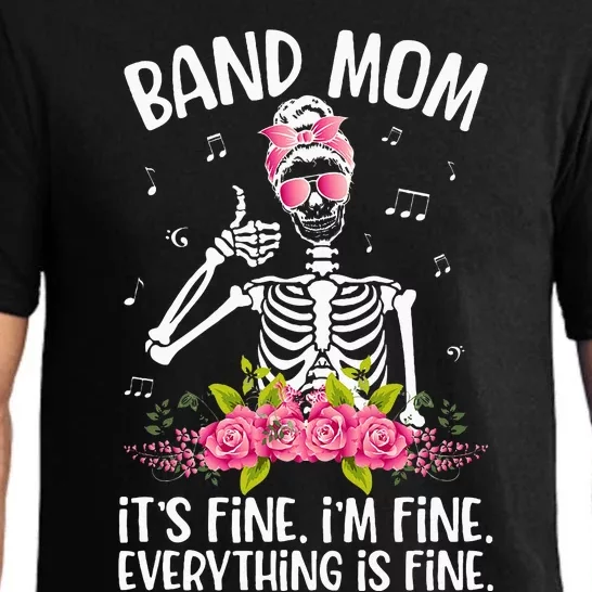 Band Mom Funny Marching Band Mom Marching Band Mama Pajama Set