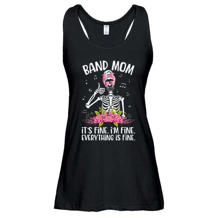 Band Mom Funny Marching Band Mom Marching Band Mama Ladies Essential Flowy Tank