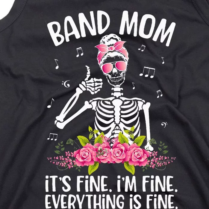 Band Mom Funny Marching Band Mom Marching Band Mama Tank Top