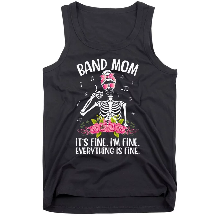 Band Mom Funny Marching Band Mom Marching Band Mama Tank Top